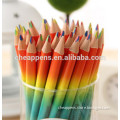 Customized logo pencil crayon packing in plastic tube for promotional